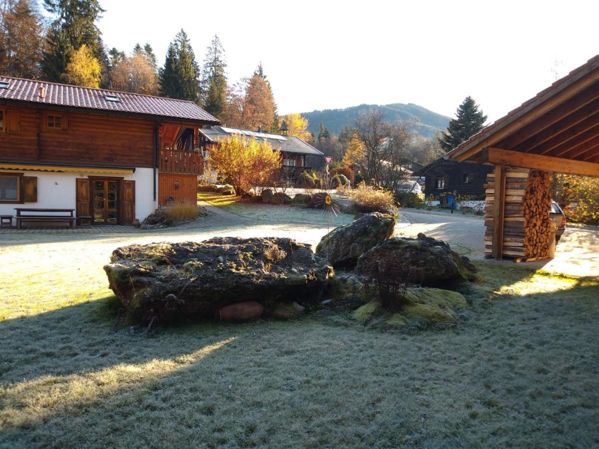 Huettenzauber Ferienwohnung Mitten Im Nationalpark Lindberg Exterior foto