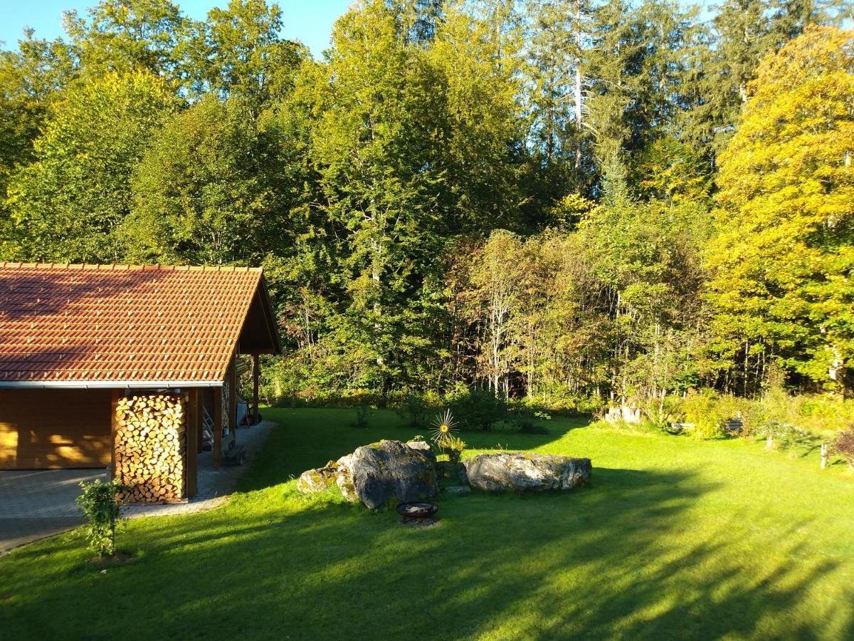 Huettenzauber Ferienwohnung Mitten Im Nationalpark Lindberg Exterior foto